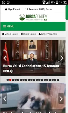 Bursa Gündem android App screenshot 2